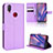 Leather Case Stands Flip Cover Holder BY1 for Vivo Y11 Purple