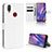 Leather Case Stands Flip Cover Holder BY1 for Vivo Y3 White