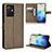 Leather Case Stands Flip Cover Holder BY1 for Vivo Y33e 5G