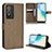 Leather Case Stands Flip Cover Holder BY1 for Vivo Y76 5G