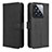 Leather Case Stands Flip Cover Holder BY1 for Xiaomi Mi 14 5G Black