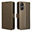 Leather Case Stands Flip Cover Holder BY1 for Xiaomi Poco C65