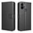 Leather Case Stands Flip Cover Holder BY1 for Xiaomi Redmi A1 Plus Black