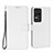 Leather Case Stands Flip Cover Holder BY1 for Xiaomi Redmi K40S 5G White