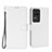 Leather Case Stands Flip Cover Holder BY1 for Xiaomi Redmi K50 5G White