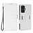 Leather Case Stands Flip Cover Holder BY1 for Xiaomi Redmi K50 Gaming AMG F1 5G White