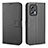 Leather Case Stands Flip Cover Holder BY1 for Xiaomi Redmi K50i 5G Black