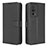 Leather Case Stands Flip Cover Holder BY1 for Xiaomi Redmi K60 5G Black