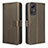 Leather Case Stands Flip Cover Holder BY1 for Xiaomi Redmi Note 12S