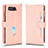 Leather Case Stands Flip Cover Holder BY2 for Asus ROG Phone 5s Rose Gold