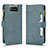 Leather Case Stands Flip Cover Holder BY2 for Asus Zenfone 7 Pro ZS671KS Green