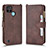 Leather Case Stands Flip Cover Holder BY2 for Realme C21Y