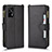 Leather Case Stands Flip Cover Holder BY2 for Realme GT 5G Black