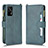 Leather Case Stands Flip Cover Holder BY2 for Realme GT 5G Green