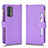 Leather Case Stands Flip Cover Holder BY2 for Realme GT Master 5G Purple