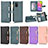 Leather Case Stands Flip Cover Holder BY2 for Samsung Galaxy A03s