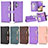 Leather Case Stands Flip Cover Holder BY2 for Samsung Galaxy A32 4G