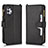 Leather Case Stands Flip Cover Holder BY2 for Samsung Galaxy A32 4G Black