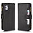 Leather Case Stands Flip Cover Holder BY2 for Samsung Galaxy A32 5G Black