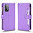 Leather Case Stands Flip Cover Holder BY2 for Samsung Galaxy A52 4G Purple