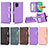 Leather Case Stands Flip Cover Holder BY2 for Samsung Galaxy F22 4G