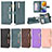 Leather Case Stands Flip Cover Holder BY2 for Samsung Galaxy F23 5G