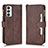 Leather Case Stands Flip Cover Holder BY2 for Samsung Galaxy F23 5G