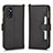 Leather Case Stands Flip Cover Holder BY2 for Samsung Galaxy M52 5G Black