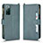 Leather Case Stands Flip Cover Holder BY2 for Samsung Galaxy S20 FE 4G Green