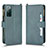 Leather Case Stands Flip Cover Holder BY2 for Samsung Galaxy S20 Lite 5G Green