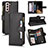Leather Case Stands Flip Cover Holder BY2 for Samsung Galaxy S24 5G