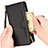 Leather Case Stands Flip Cover Holder BY2 for Samsung Galaxy S24 Plus 5G