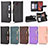 Leather Case Stands Flip Cover Holder BY2 for Samsung Galaxy XCover 5 SM-G525F