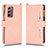 Leather Case Stands Flip Cover Holder BY2 for Samsung Galaxy Z Fold2 5G Rose Gold