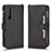 Leather Case Stands Flip Cover Holder BY2 for Sony Xperia 1 II Black