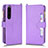 Leather Case Stands Flip Cover Holder BY2 for Sony Xperia 1 IV