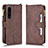 Leather Case Stands Flip Cover Holder BY2 for Sony Xperia 1 IV