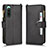 Leather Case Stands Flip Cover Holder BY2 for Sony Xperia 10 IV Black