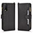 Leather Case Stands Flip Cover Holder BY2 for Vivo Y12s (2021) Black