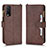 Leather Case Stands Flip Cover Holder BY2 for Vivo Y20a