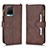 Leather Case Stands Flip Cover Holder BY2 for Vivo Y21