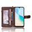 Leather Case Stands Flip Cover Holder BY2 for Vivo Y21e