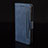 Leather Case Stands Flip Cover Holder BY2 for Xiaomi Black Shark 4 Pro 5G Blue