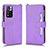 Leather Case Stands Flip Cover Holder BY2 for Xiaomi Mi 11i 5G (2022) Purple
