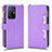 Leather Case Stands Flip Cover Holder BY2 for Xiaomi Mi 11T Pro 5G Purple