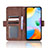 Leather Case Stands Flip Cover Holder BY2 for Xiaomi Redmi 10 India