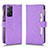 Leather Case Stands Flip Cover Holder BY2 for Xiaomi Redmi Note 11 Pro 5G Purple