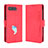 Leather Case Stands Flip Cover Holder BY3 for Asus ROG Phone 5 Pro Red