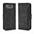 Leather Case Stands Flip Cover Holder BY3 for Asus ROG Phone 6 Black