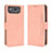 Leather Case Stands Flip Cover Holder BY3 for Asus ROG Phone 6 Pink